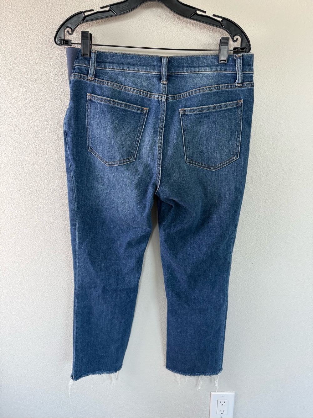 Hatch Under the Bump Crop Maternity Jean  Blue Denim Women’s Size 28 - Picture 10 of 14